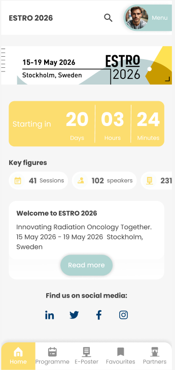 Mobile App Home page